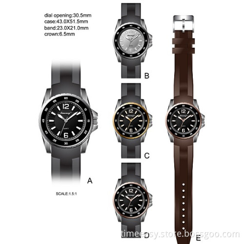 2014 Best Selling Silicone Watch for New Year, Gift Watch for Friends, Quartz Watch with Japenee Movement in Shenzhen